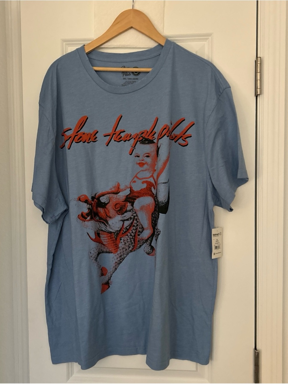 Stone Temple Pilots Jubilee Tour T-Shirt Light Blue 2XL STP NWT